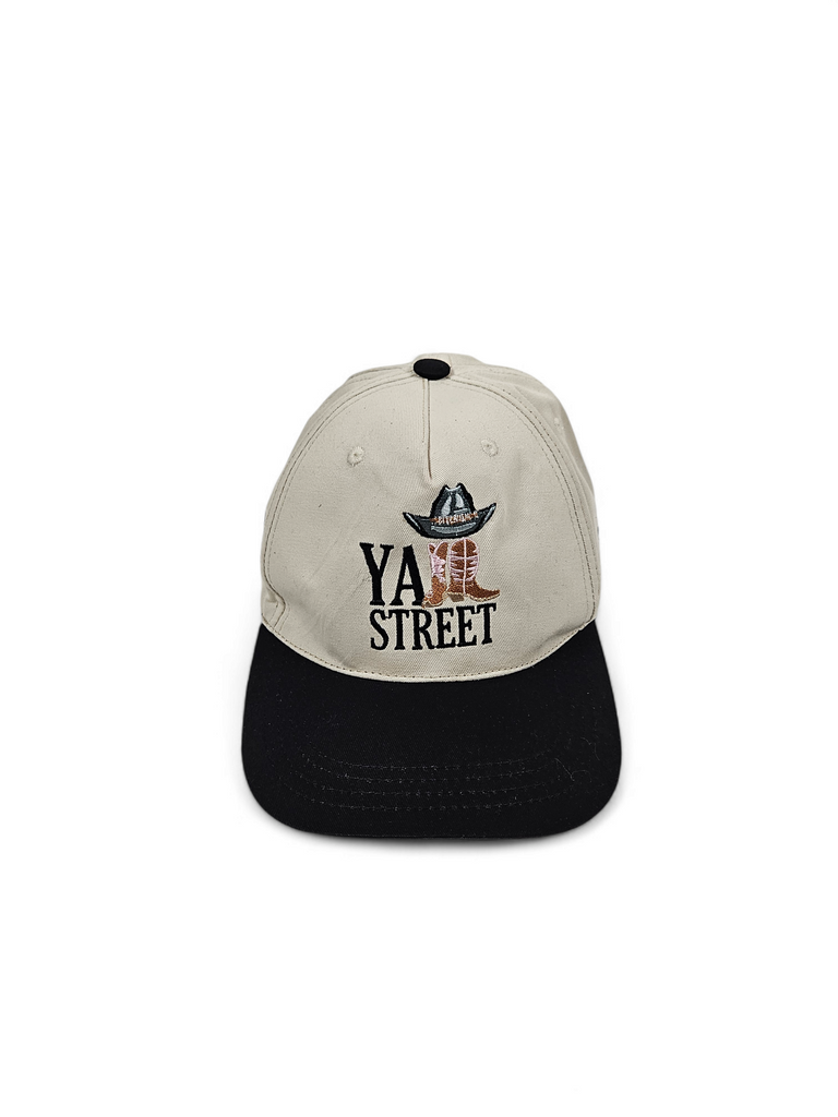 YALL STREET CAP OFFWHITE/BLACK