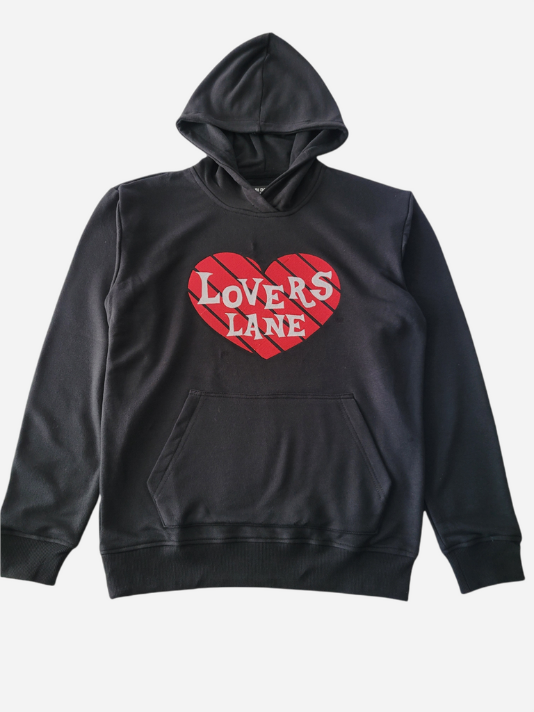 LOVERS LANE HOODIE BLACK