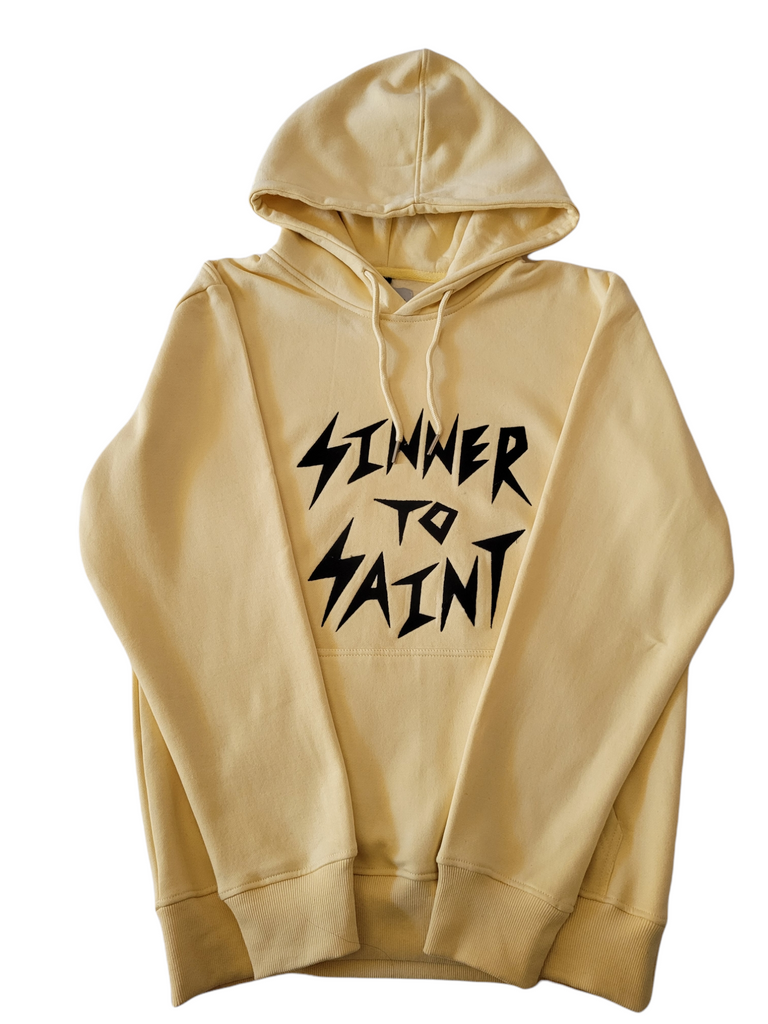 SINNER TO SAINT HOODIE CREAM