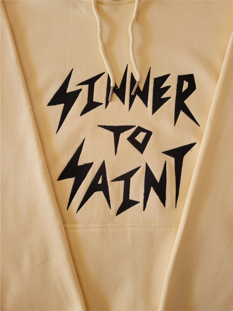 SINNER TO SAINT HOODIE CREAM